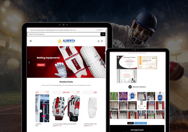 Alberta cricket store